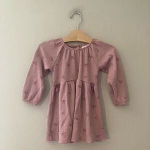 $18 ADD ON zara muted pink floral dress Janie and Jack    Baby Gap semiformal‎